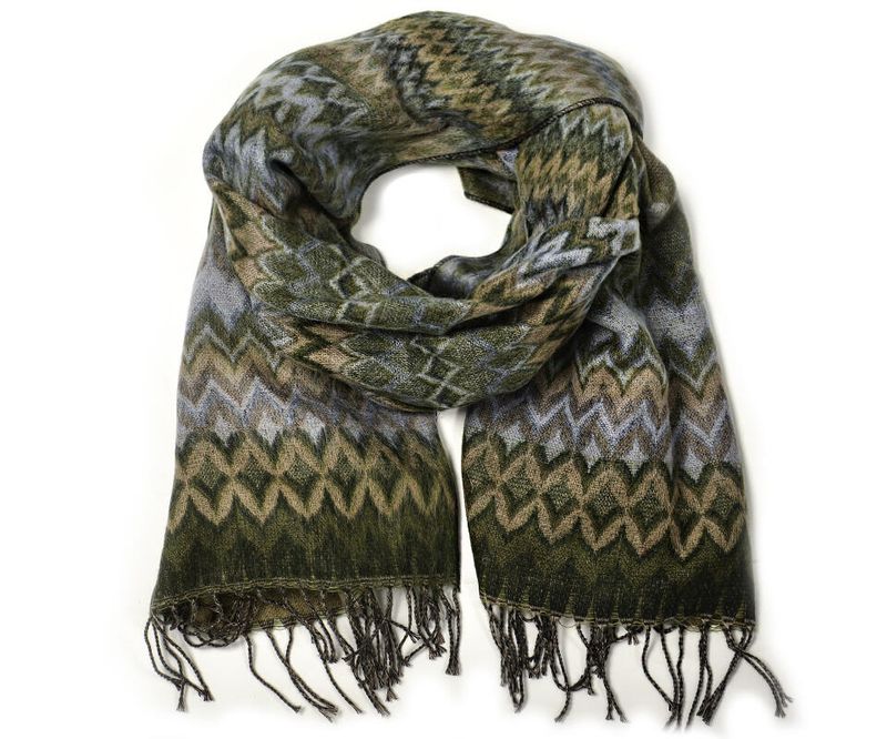 Hovedbilde Intex Zik Zak Skjerf 426984 - 65X180 Grønn