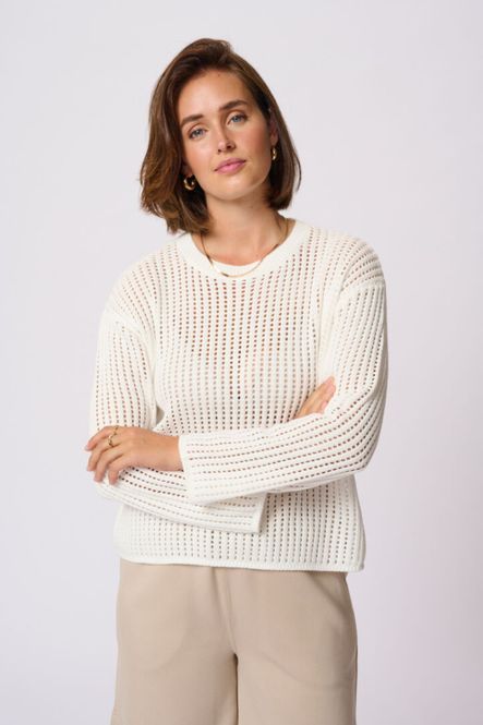 Hovedbilde KASolar Pullover 10509985 - Chalk 110602