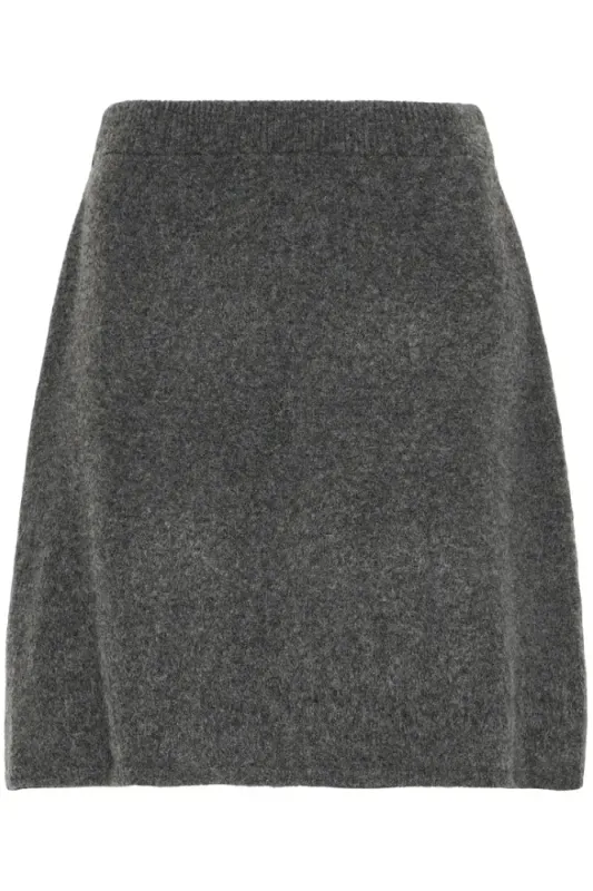 Hovedbilde BYMagge Knit Skirt 20818158 - Dark Grey 200456