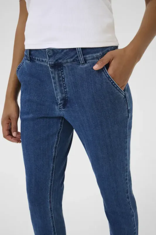 Hovedbilde Kalea jeans 7/8 10509347 - 102272 medium Blue denim
