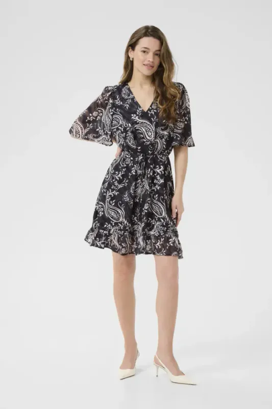 Hovedbilde KALecta Short Dress 10510351 - Black/Turtledove 107983