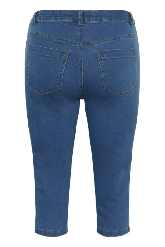 KaWilma Capri Jeans 10511488 -  Medium Blue Denim 102272