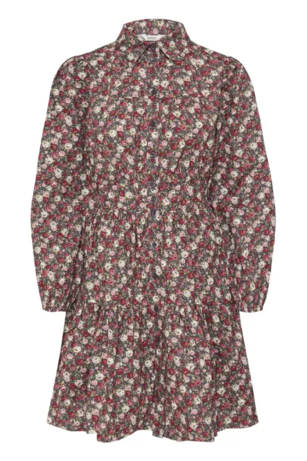 Hovedbilde BYFornord Dress 20819679 - Grey/ Red Roses ...