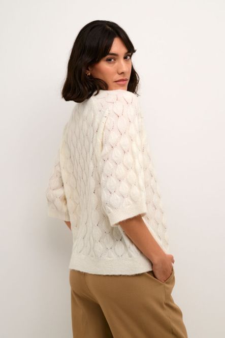 Hovedbilde KAMalene Knit Pullover 10508763 - Chalk 110602