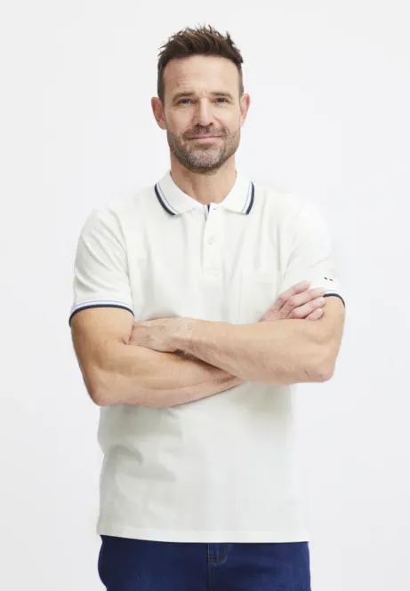 Hovedbilde FQ1924 Peter Pique Tee 21900176 - Brilliant White ...