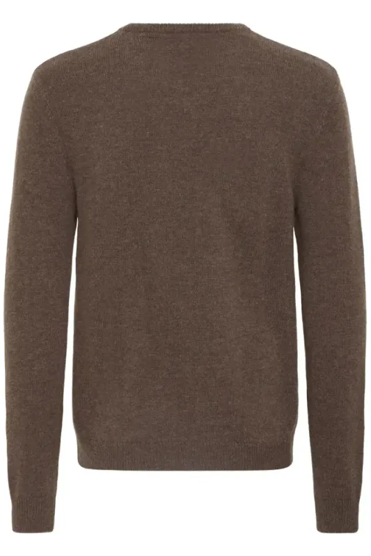 Hovedbilde Blend Branko Wool Knit 20720127 - Brown Melange 1908141