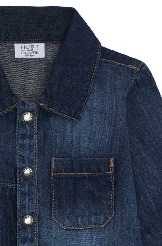 Hovedbilde H&C Bertil Denim Skjortebody 31207 - Blue Denim 57