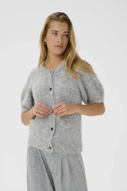 Hovedbilde KAEmilie Cardigan 10510296 - Grey Melange 100123