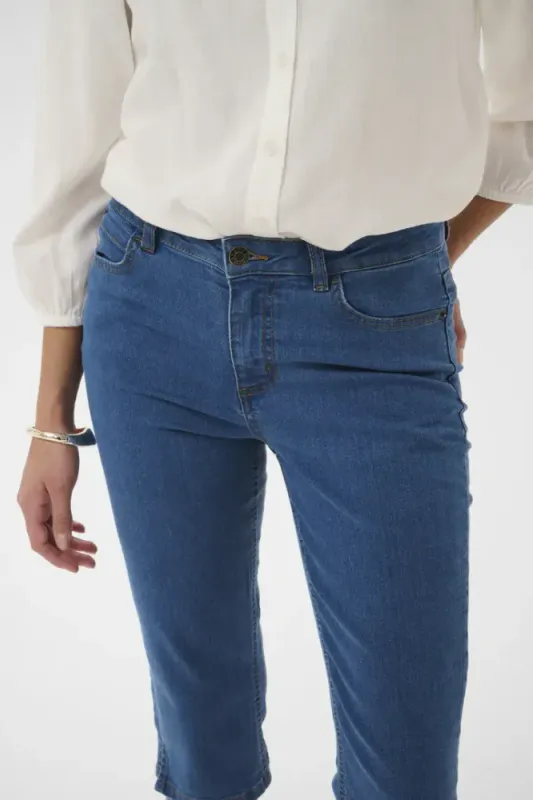 KaWilma Capri Jeans 10511488 -  Medium Blue Denim 102272