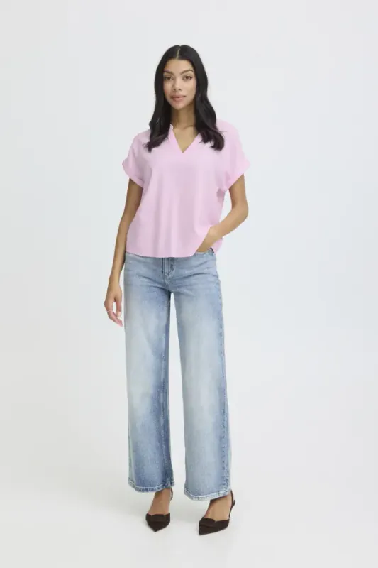 BYFalakka V Blouse 20818823 - Parfait Pink 132804