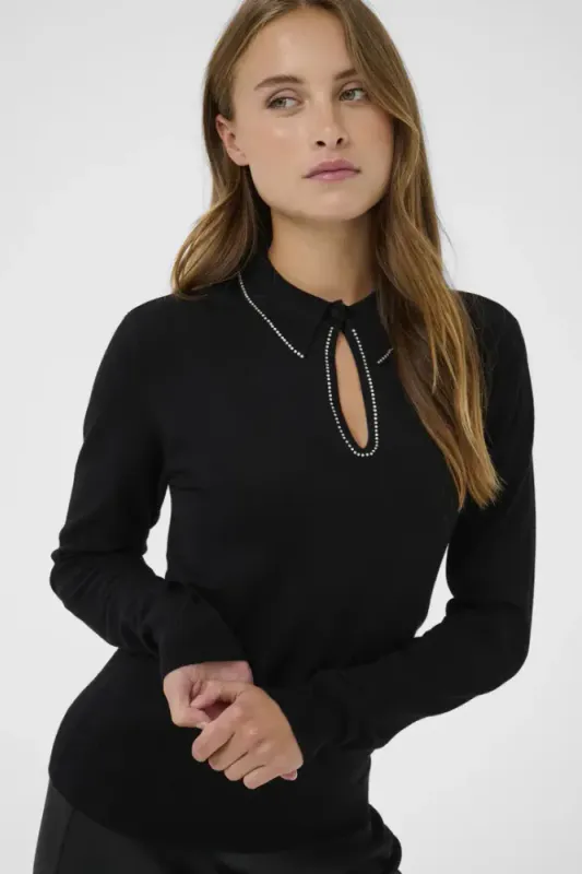 Hovedbilde KAJada Polo Pullover 10510900 - Black Deep 100121