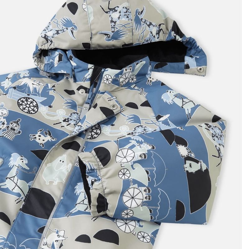REIMA TEC Puhuri Moomin Vinterdress 5100116M - Blue Ocean 67A2