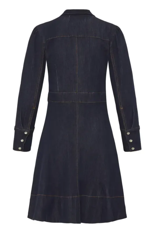 BYKanea Shirt Dress 20819706 - Dark Blue Denim 200462