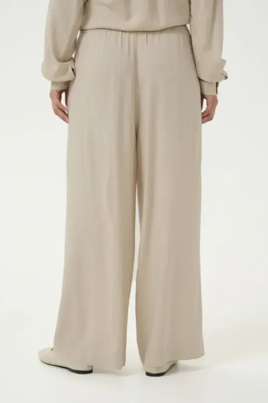 KAMilia Cropped Wide Pants 10509666 - Feather Grey 151305