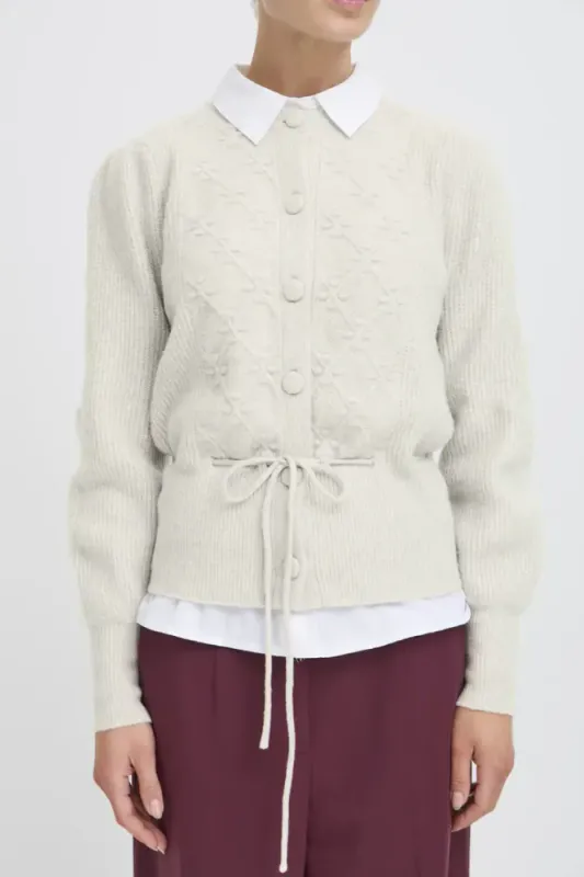 Hovedbilde BYMiffa Cardigan 20817119 - String Melange 1613051