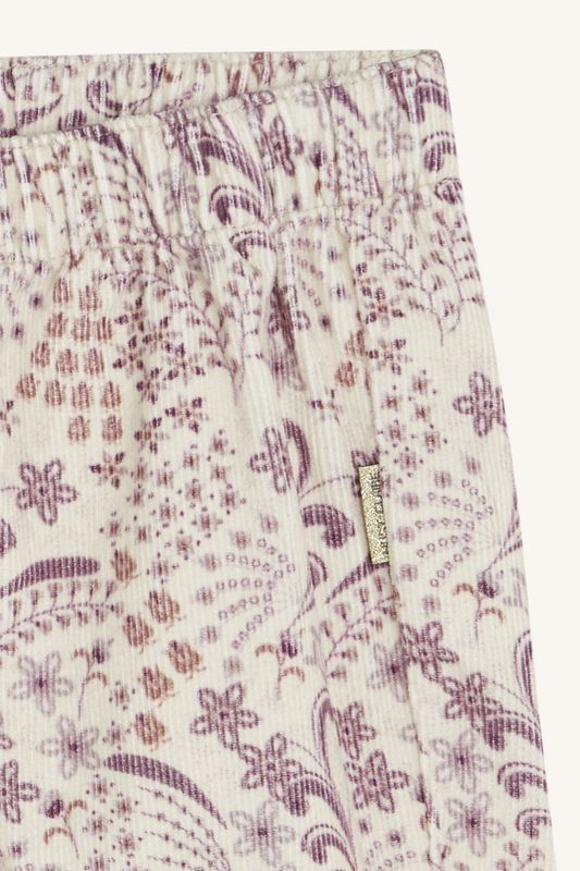 Hovedbilde H&C Trine Pants 19134165 - Oat Milk/Dark Plum 4511